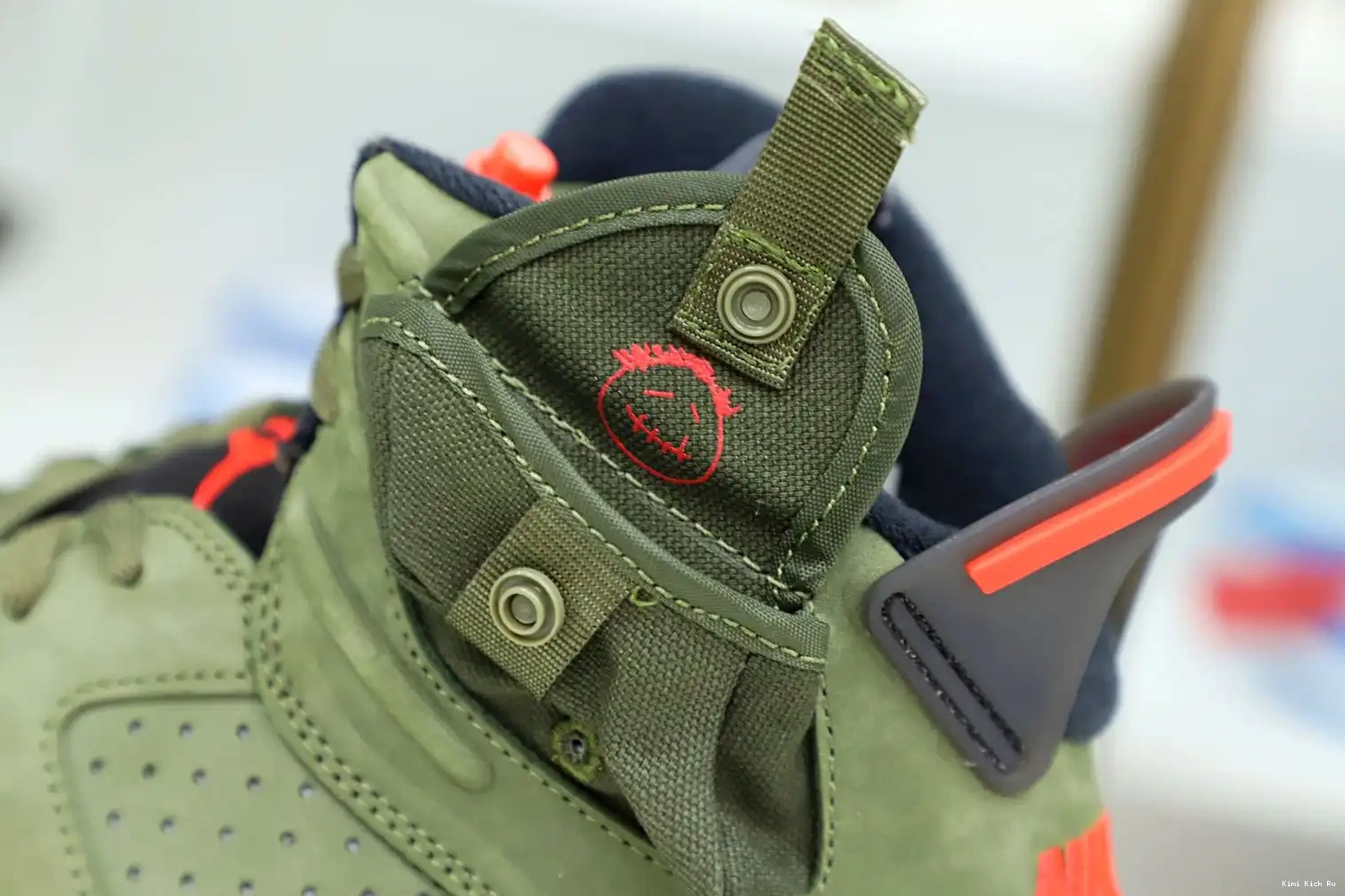 AIR SCOTT TRAVIS 'OLIVE' RETRO Kimikick JORDAN 6 X 0706